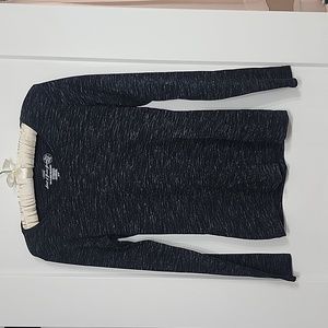 Long Sleeve Dark Grey H&M Top Medium